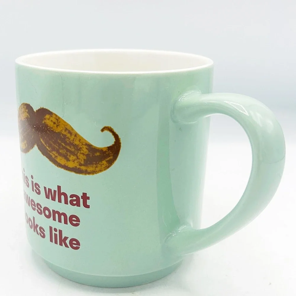 This is What Awesome Looks Like Mustache Mug Target Room Essentials